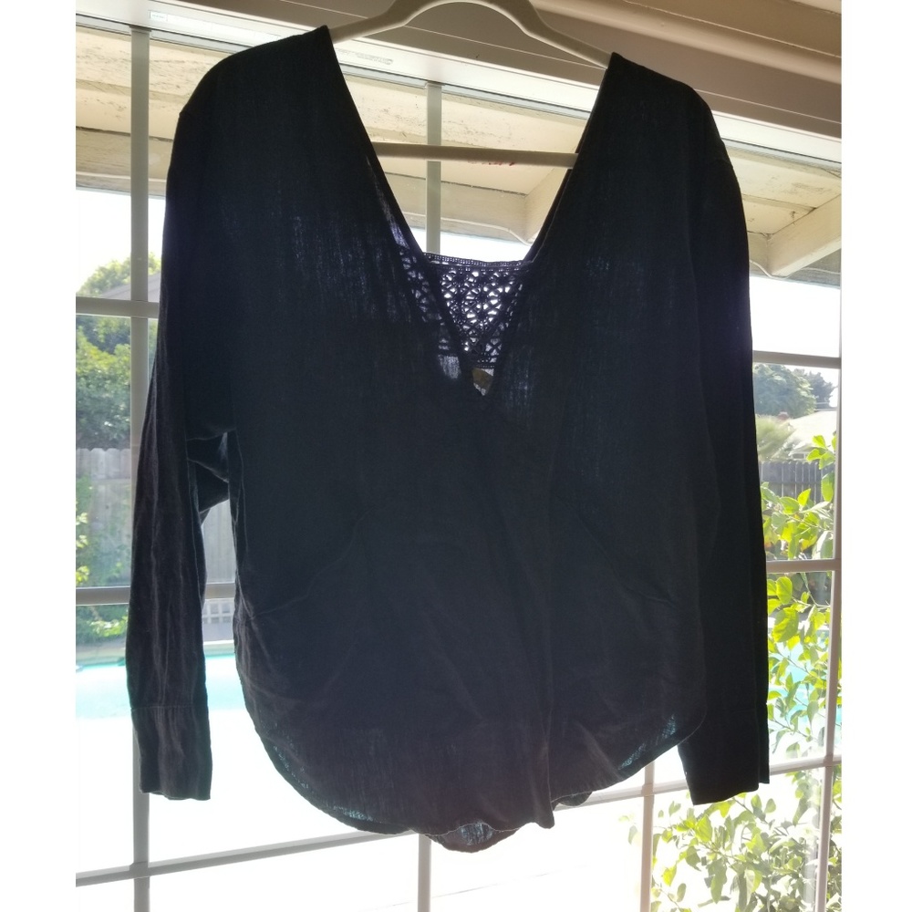 Black Free People baggy top